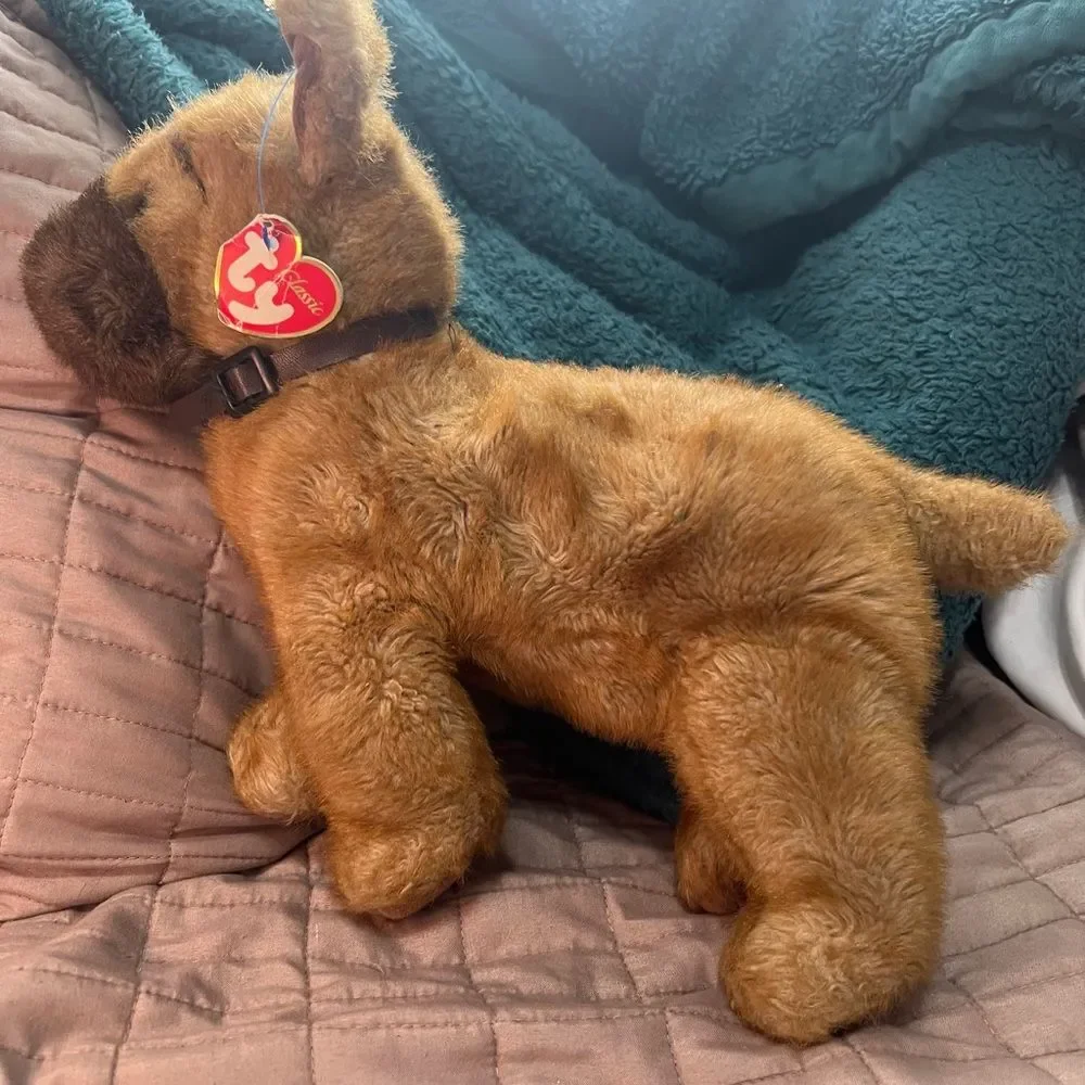 Vtg 2000 TY “Sheriff” German Shepherd Puppy Plush 90s Y2K Collectibles Kidscore